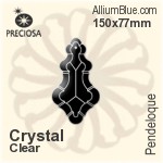 Preciosa Pendeloque (1006) 128x77mm - Clear Crystal