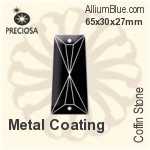 Preciosa Coffin Stone (115) 64x29x27mm - Colour Coating