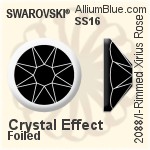 Swarovski Rimmed XIRIUS Rose Flat Back No-Hotfix (2088/I) SS20 - Color (Half Coated) Unfoiled