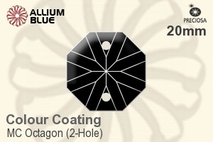 プレシオサ MC Octagon (2-Hole) (2611) 20mm - Colour Coating