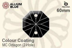 Preciosa MC Octagon (2-Hole) (2611) 60mm - Colour Coating