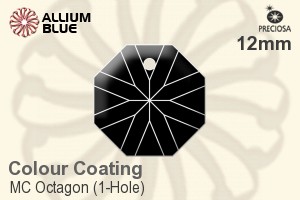 Preciosa MC Octagon (1-Hole) (2636) 12mm - Colour Coating