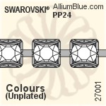 Swarovski Catch-free Cupchain (27001) PP24, Unplated, 00C - Colors