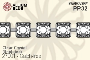 Swarovski Catch-free Cupchain (27001) PP32, Unplated, 00C - Clear Crystal