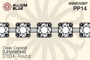 Swarovski Round Cupchain (27004) PP14, Unplated, 00C - Clear Crystal