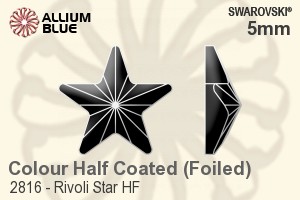 SWAROVSKI 2816 5MM JET HEMAT M HF