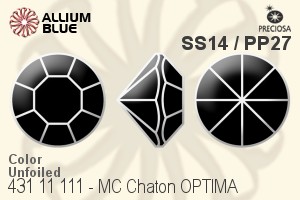 Preciosa MC Chaton OPTIMA (431 11 111) SS14 / PP27 - Color Unfoiled