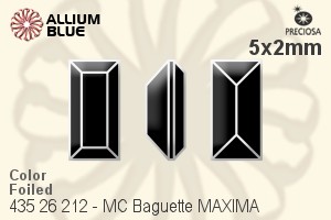 PRECIOSA Baguette MXM 5x2 lt.siam DF