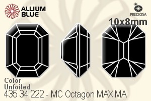 宝仕奥莎 机切Octagon MAXIMA 美饰玛 花式石 (435 34 222) 10x8mm - 颜色 无水银底