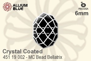 Preciosa MC Bead Bellatrix (451 19 002) 6mm - Crystal (Coated)