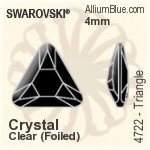 施华洛世奇XIRIUS施悦钻石形尖底石 (1088) SS24 - 颜色（半涂层） 无水银底