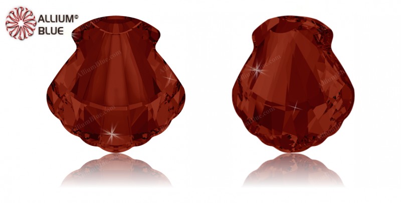 SWAROVSKI 4789 23MM CRYSTAL RED MAGMA