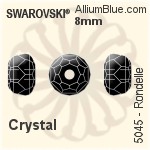Swarovski Rondelle Bead (5045) 8mm - Crystal Effect