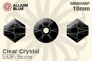 Swarovski Bicone Bead (5328) 10mm - Clear Crystal