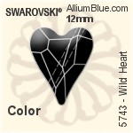 施華洛世奇 Wild 心形 串珠 (5743) 12mm - 白色（半塗層）