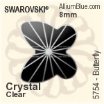 Swarovski Butterfly Bead (5754) 6mm - Crystal Effect