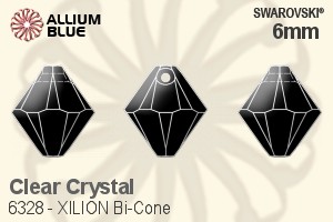 Swarovski XILION Bi-Cone Pendant (6328) 6mm - Clear Crystal