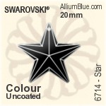 Swarovski Star Pendant (6714) 28mm - Clear Crystal