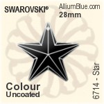 施华洛世奇 Star 吊坠 (6714) 20mm - 白色（半涂层）