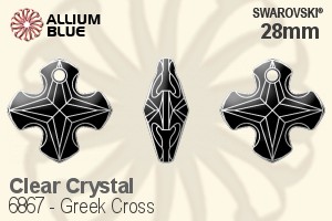 スワロフスキー Greek Cross ペンダント (6867) 28mm - クリスタル