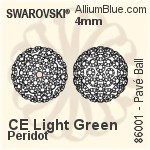 Swarovski Pavé Ball (86001) 4mm - Mauve / Light Amethyst