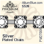 PREMIUM Round Cupchain (PM27004) SS20 - Silver Plated Chain