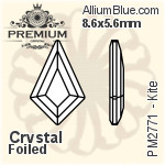 PREMIUM Bicone Bead (PM5328) 4mm - Clear Crystal