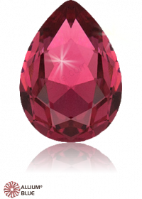 PREMIUM CRYSTAL Pear Fancy Stone 14x10mm Rose F