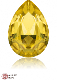 PREMIUM CRYSTAL Pear Fancy Stone 18x13mm Light Topaz F