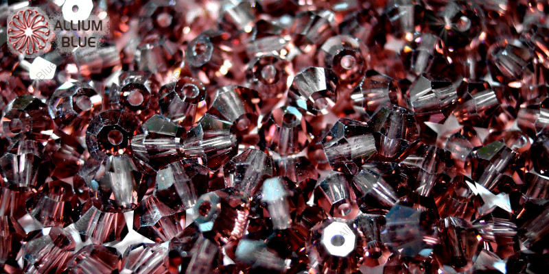 PREMIUM CRYSTAL Bicone Bead 6mm Burgundy