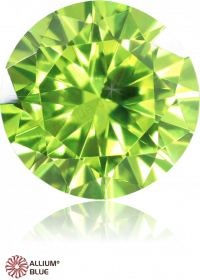 PREMIUM CRYSTAL Zirconia Round Brilliant Cut 1.6mm Zirconia Apple Green