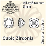 PREMIUM Zirconia Cushion (PM9470) 8mm - Cubic Zirconia