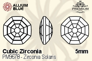 PREMIUM Zirconia Solaris (PM9678) 5mm - Cubic Zirconia