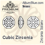 プレミアム Zirconia Solaris (PM9678) 7mm - キュービックジルコニア