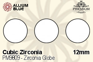 PREMIUM Zirconia Globe (PM9809) 12mm - Cubic Zirconia