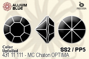 Preciosa MC Chaton OPTIMA (431 11 111) SS2 / PP5 - Color Unfoiled