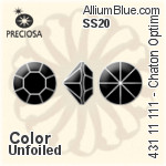 Preciosa MC Chaton OPTIMA (431 11 111) SS20 - Color Unfoiled