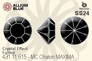 PRECIOSA Chaton MAXIMA ss24 crystal DF MtC