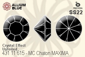 Preciosa MC Chaton MAXIMA (431 11 615) SS22 - Crystal Effect Unfoiled