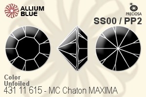 Preciosa MC Chaton MAXIMA (431 11 615) SS00 / PP2 - Color Unfoiled