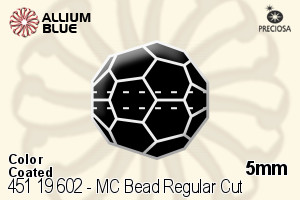 PRECIOSA Round Bead,Simp. 5 mm bl.diam AB
