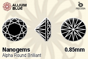 Preciosa Alpha Round Brilliant (RDC) 0.85mm - Nanogems