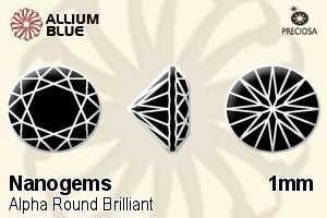 Preciosa Alpha Round Brilliant (RDC) 1mm - Nanogems