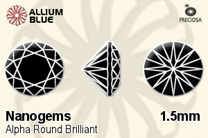 Preciosa Alpha Round Brilliant (RBC) 1.5mm - Nanogems