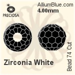 プレシオサ ビーズ 74 Cut (B74C) 5.00mm - Zirconia Pink