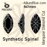 Preciosa Marquise Diamond (MDC) 5x2.5mm - Nanogems