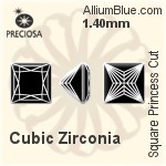 Preciosa Square Princess (SPC) 1.3mm - Cubic Zirconia