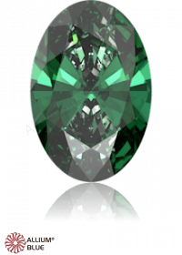 SWAROVSKI GEMS Cubic Zirconia Oval Pure Brilliance Green 7.00x5.00MM normal +/- FQ 0.040