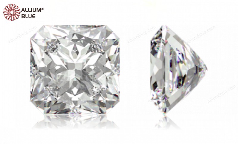 SWAROVSKI GEMS Cubic Zirconia Octagon Radiant White 4.00x4.00MM normal +/- FQ 0.080