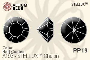 スワロフスキー STELLUX チャトン (A193) PP19 - カラー（ハーフ　コーティング）